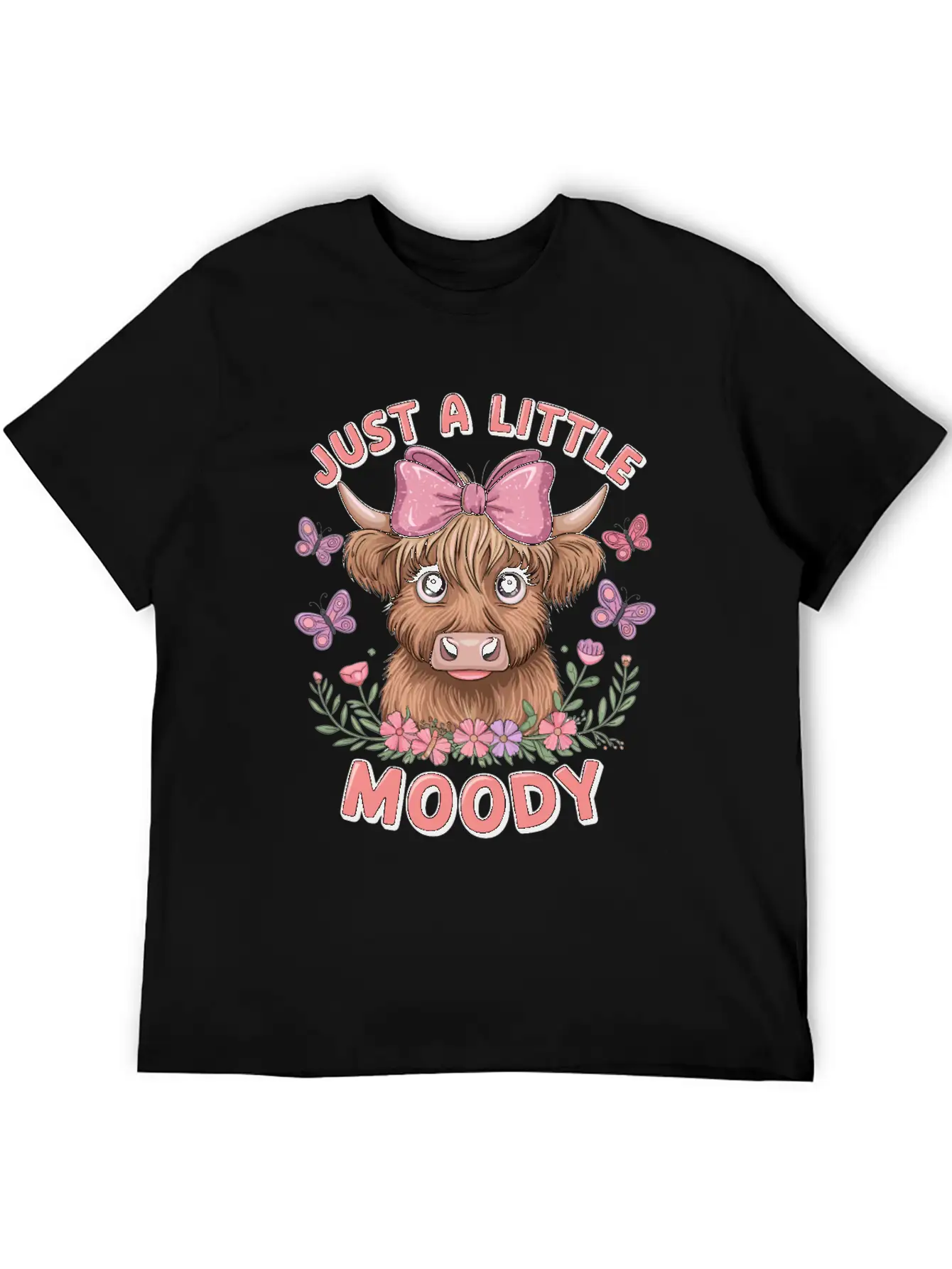 Just A Little Moody Basic Graphic T-Shirt – Daily Comfort In Soft Cotton