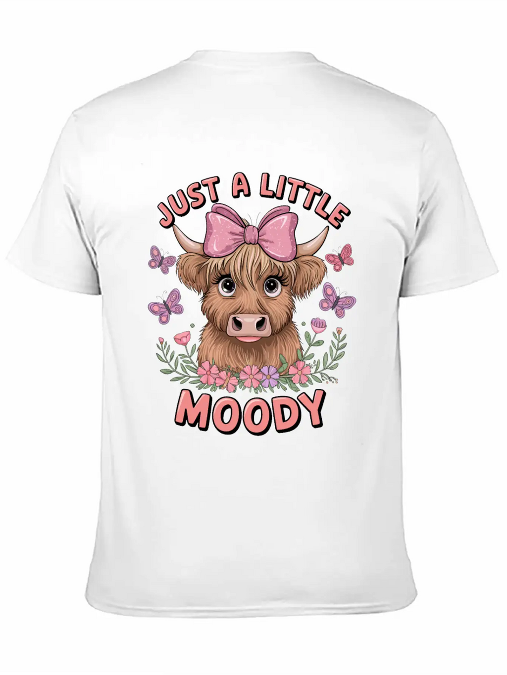 Just A Little Moody Basic Graphic T-Shirt – Daily Comfort In Soft Cotton