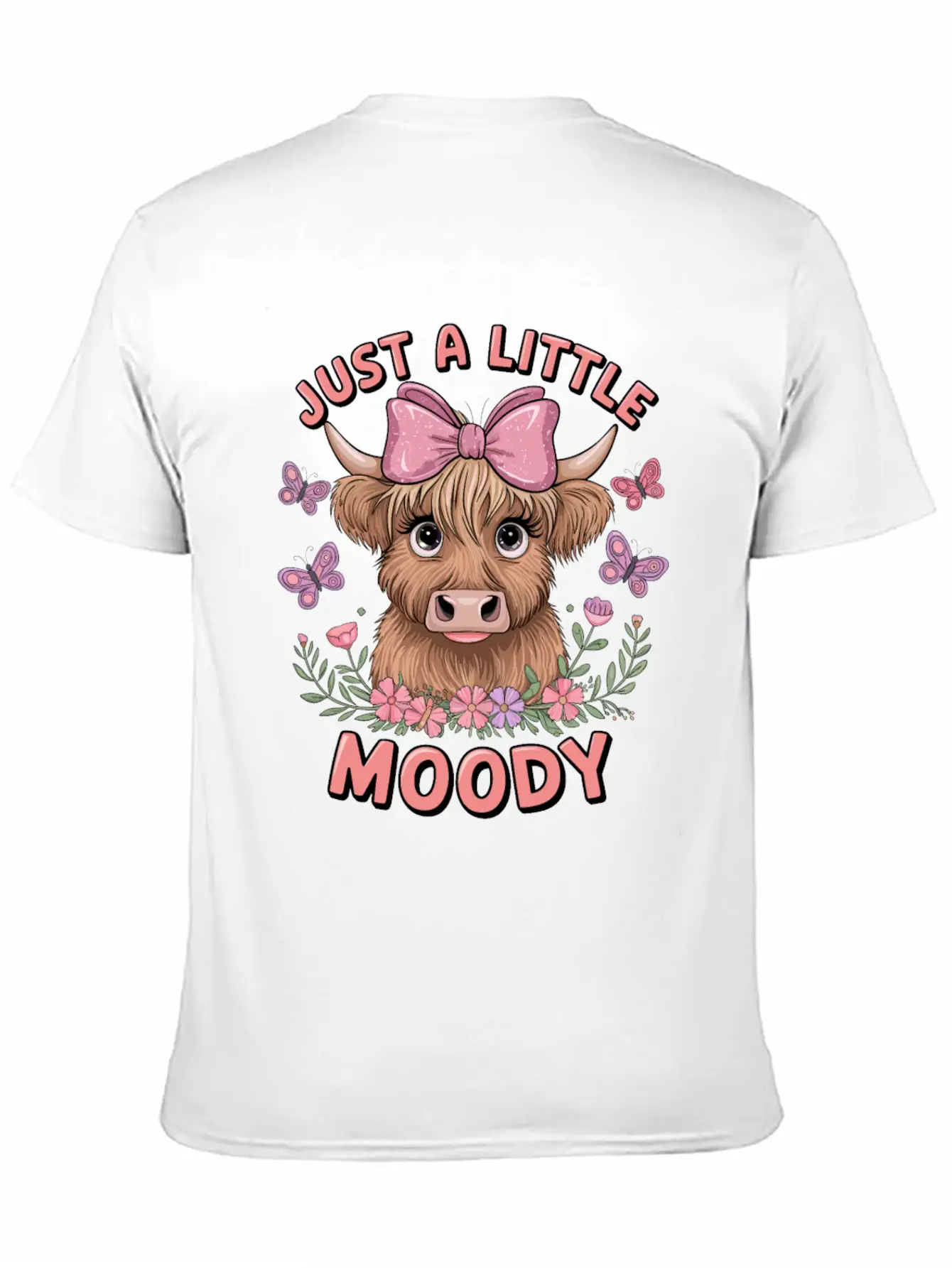 Just A Little Moody Basic Graphic T-Shirt – Daily Comfort In Soft Cotton