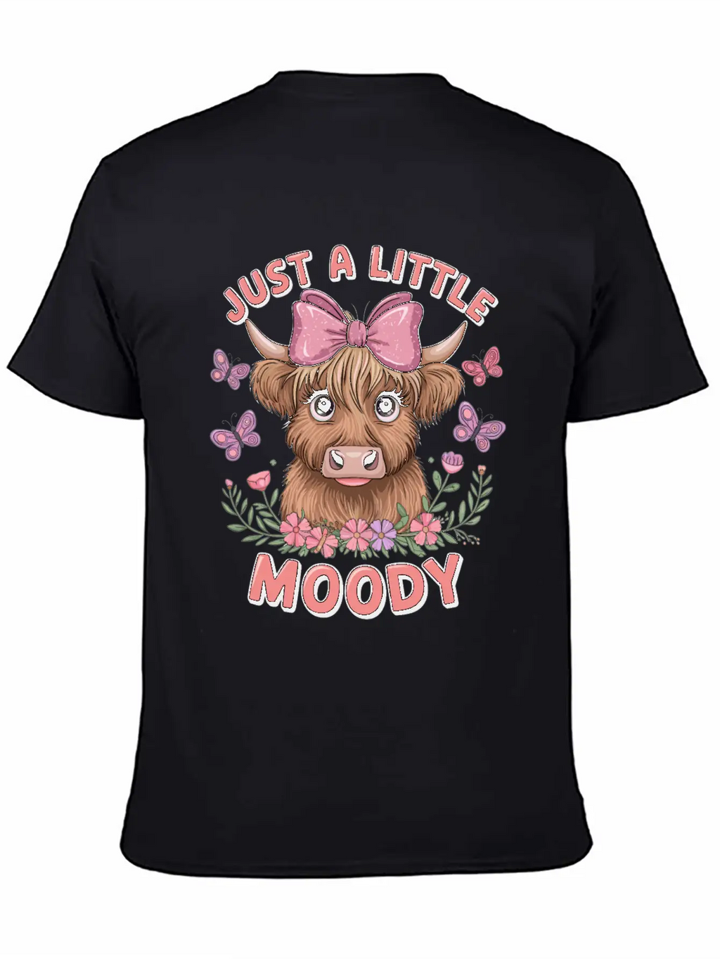 Just A Little Moody Basic Graphic T-Shirt – Daily Comfort In Soft Cotton