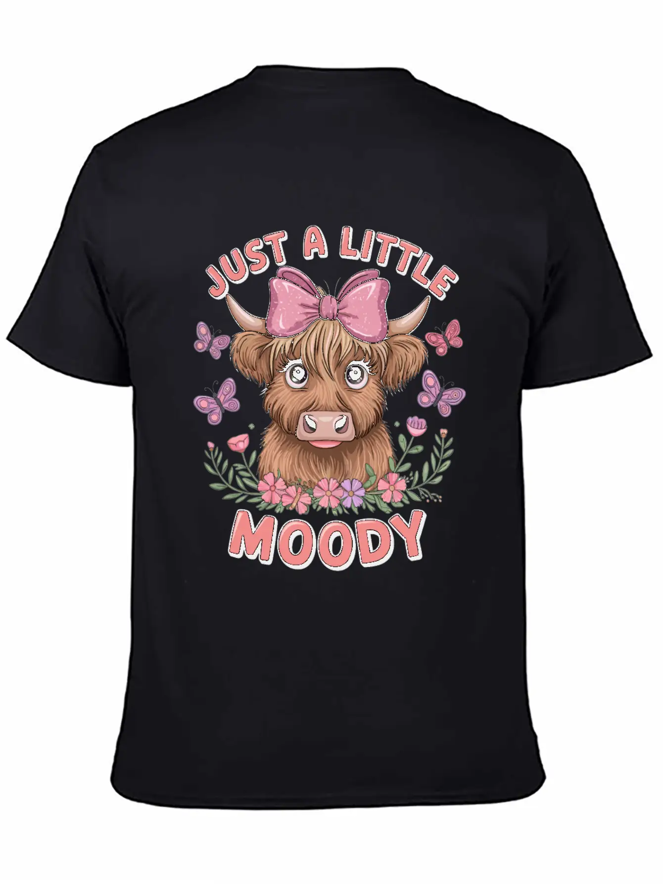 Just A Little Moody Basic Graphic T-Shirt – Daily Comfort In Soft Cotton