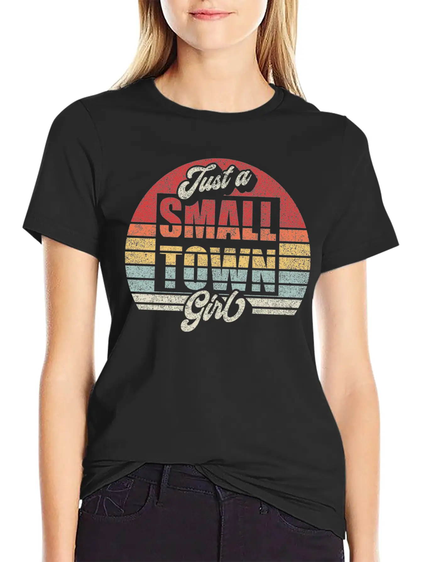 Just A Small Town Timeless Short Sleeve Tee – Comfy And Minimalist Design