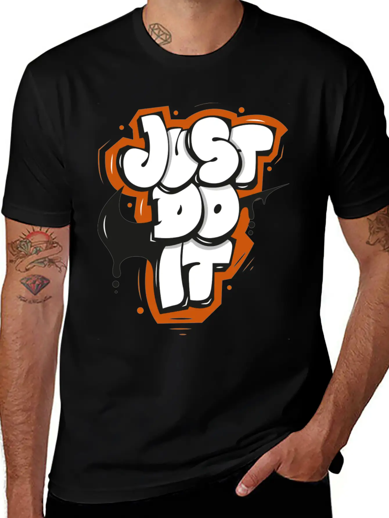 "JUST DO IT" T - SHIRT Stylish Everyday T-Shirt – Unisex Basic Cotton Tee