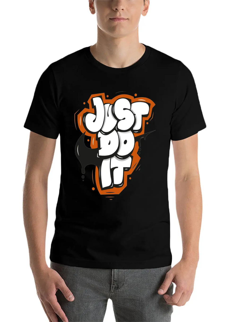 "JUST DO IT" T - SHIRT Stylish Everyday T-Shirt – Unisex Basic Cotton Tee