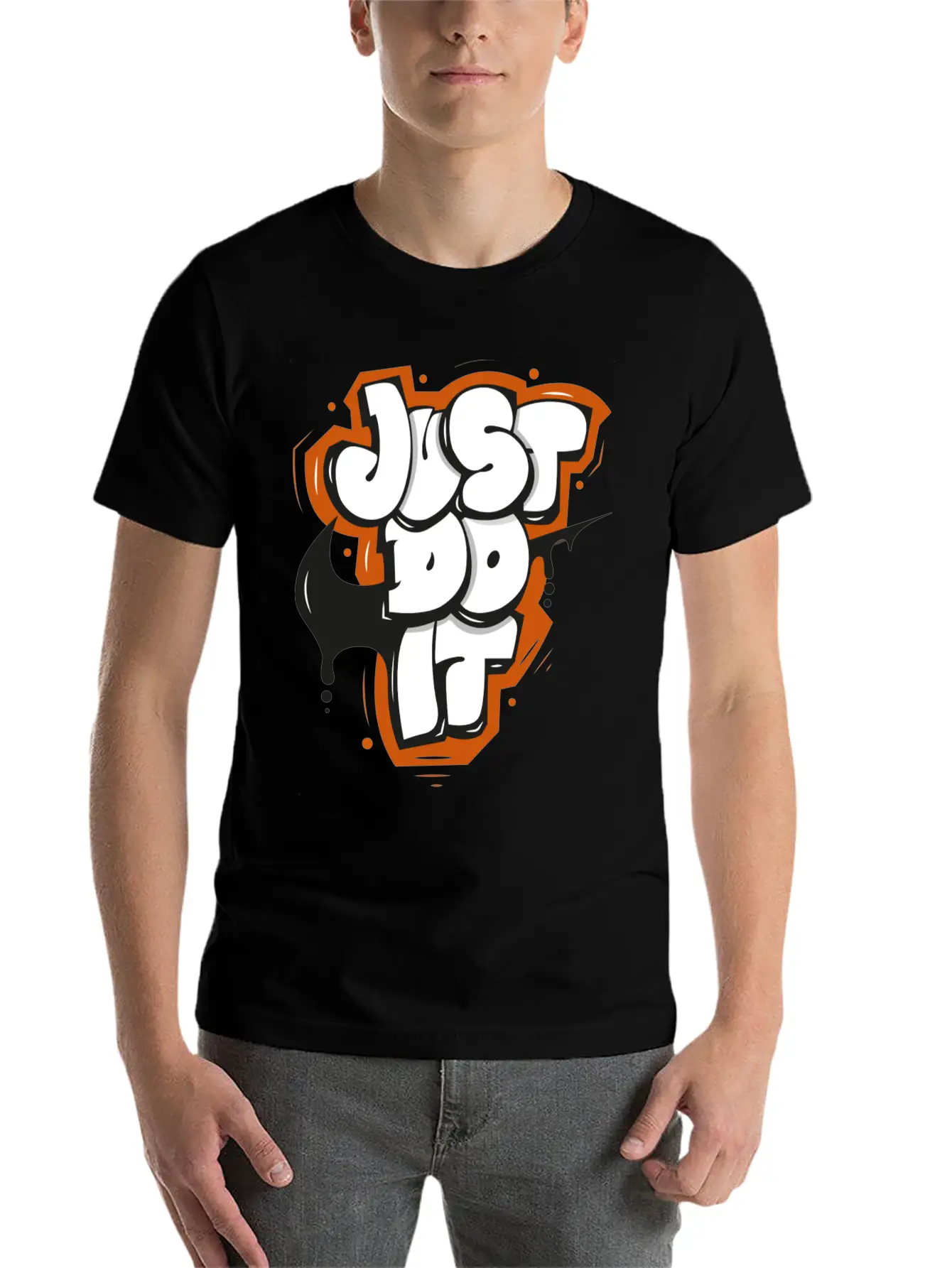 "JUST DO IT" T - SHIRT Stylish Everyday T-Shirt – Unisex Basic Cotton Tee