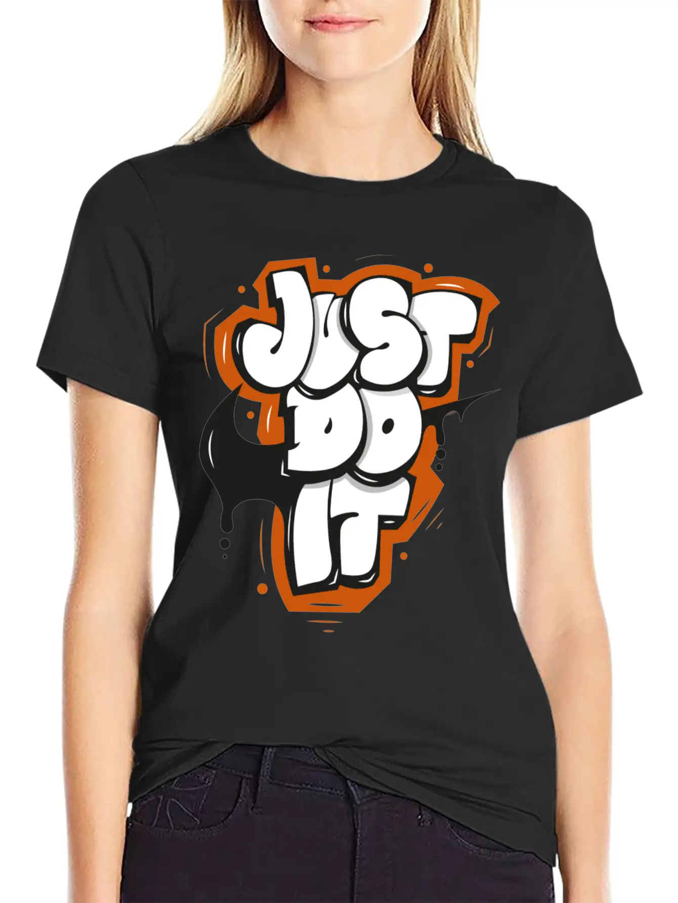 "JUST DO IT" T - SHIRT Stylish Everyday T-Shirt – Unisex Basic Cotton Tee