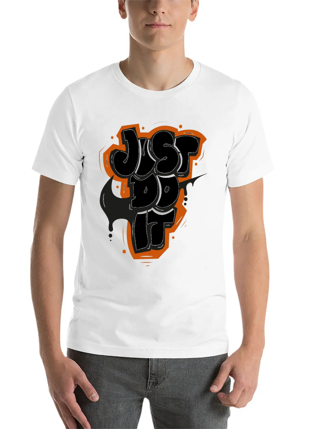"JUST DO IT" T - SHIRT Stylish Everyday T-Shirt – Unisex Basic Cotton Tee