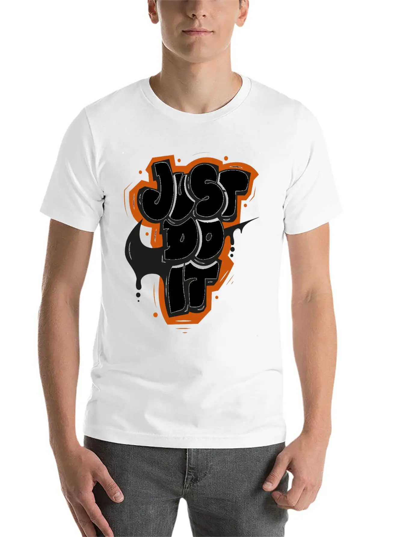 "JUST DO IT" T - SHIRT Stylish Everyday T-Shirt – Unisex Basic Cotton Tee