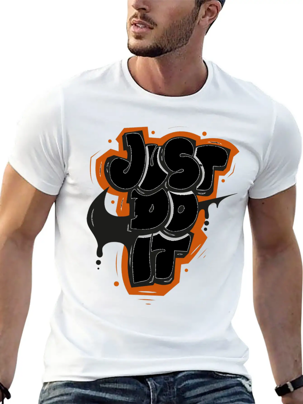 "JUST DO IT" T - SHIRT Stylish Everyday T-Shirt – Unisex Basic Cotton Tee
