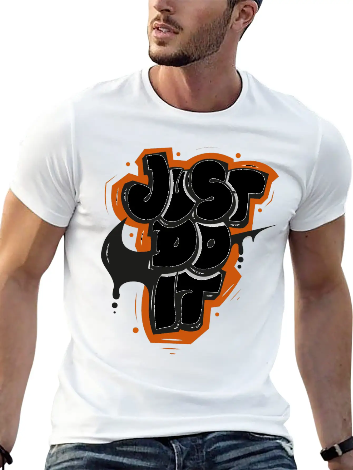 "JUST DO IT" T - SHIRT Stylish Everyday T-Shirt – Unisex Basic Cotton Tee
