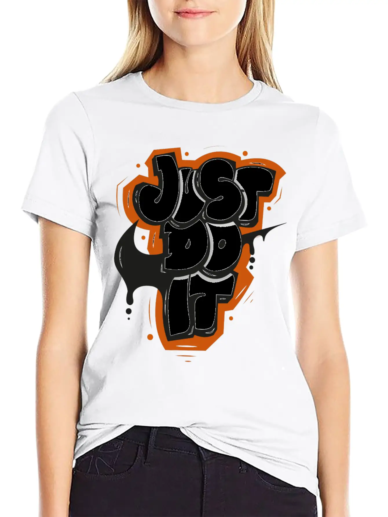 "JUST DO IT" T - SHIRT Stylish Everyday T-Shirt – Unisex Basic Cotton Tee