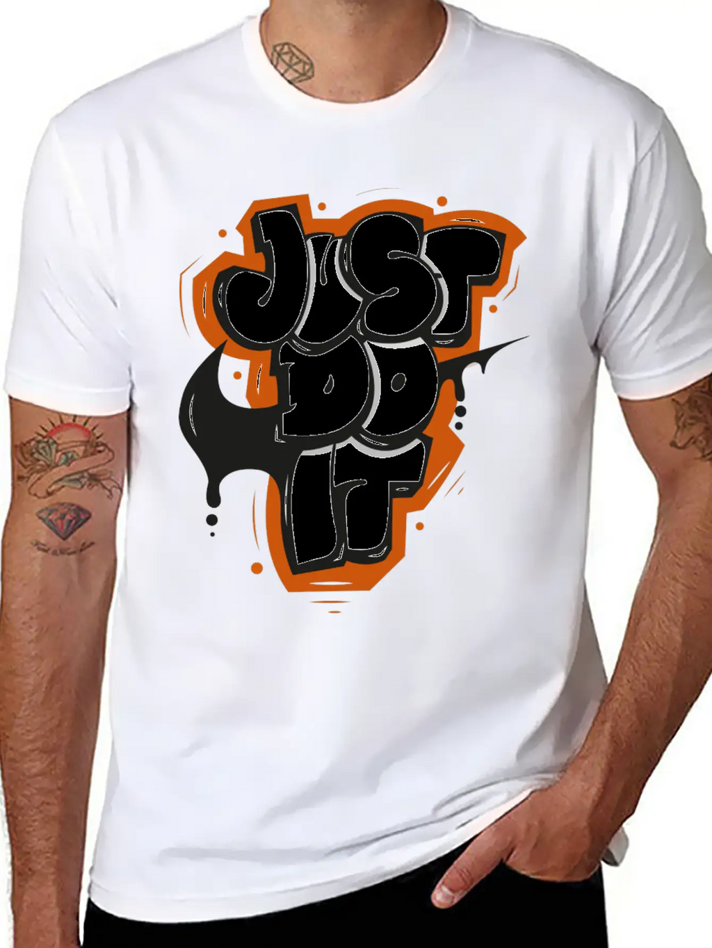 "JUST DO IT" T - SHIRT Stylish Everyday T-Shirt – Unisex Basic Cotton Tee