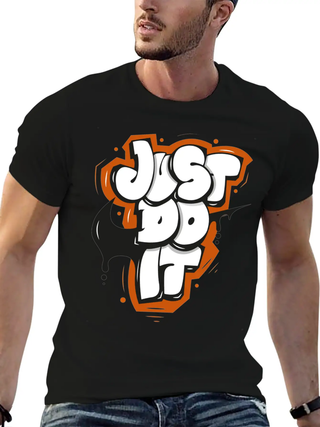 "JUST DO IT" T - SHIRT Stylish Everyday T-Shirt – Unisex Basic Cotton Tee