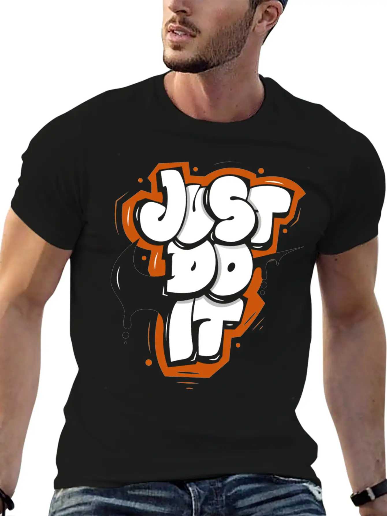 "JUST DO IT" T - SHIRT Stylish Everyday T-Shirt – Unisex Basic Cotton Tee