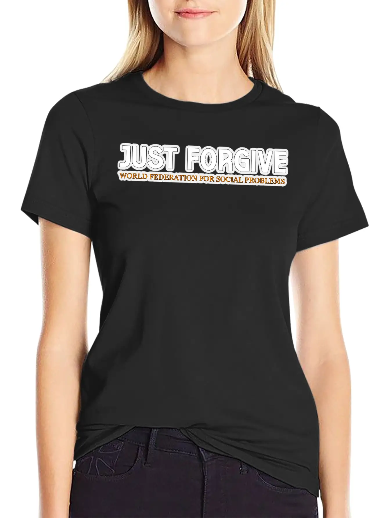 JUST FORGIVE TSHIRT SHIRT Relaxed Everyday Tee – Lightweight And Durable Cotton