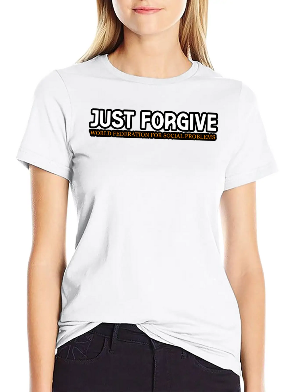 JUST FORGIVE TSHIRT SHIRT Relaxed Everyday Tee – Lightweight And Durable Cotton