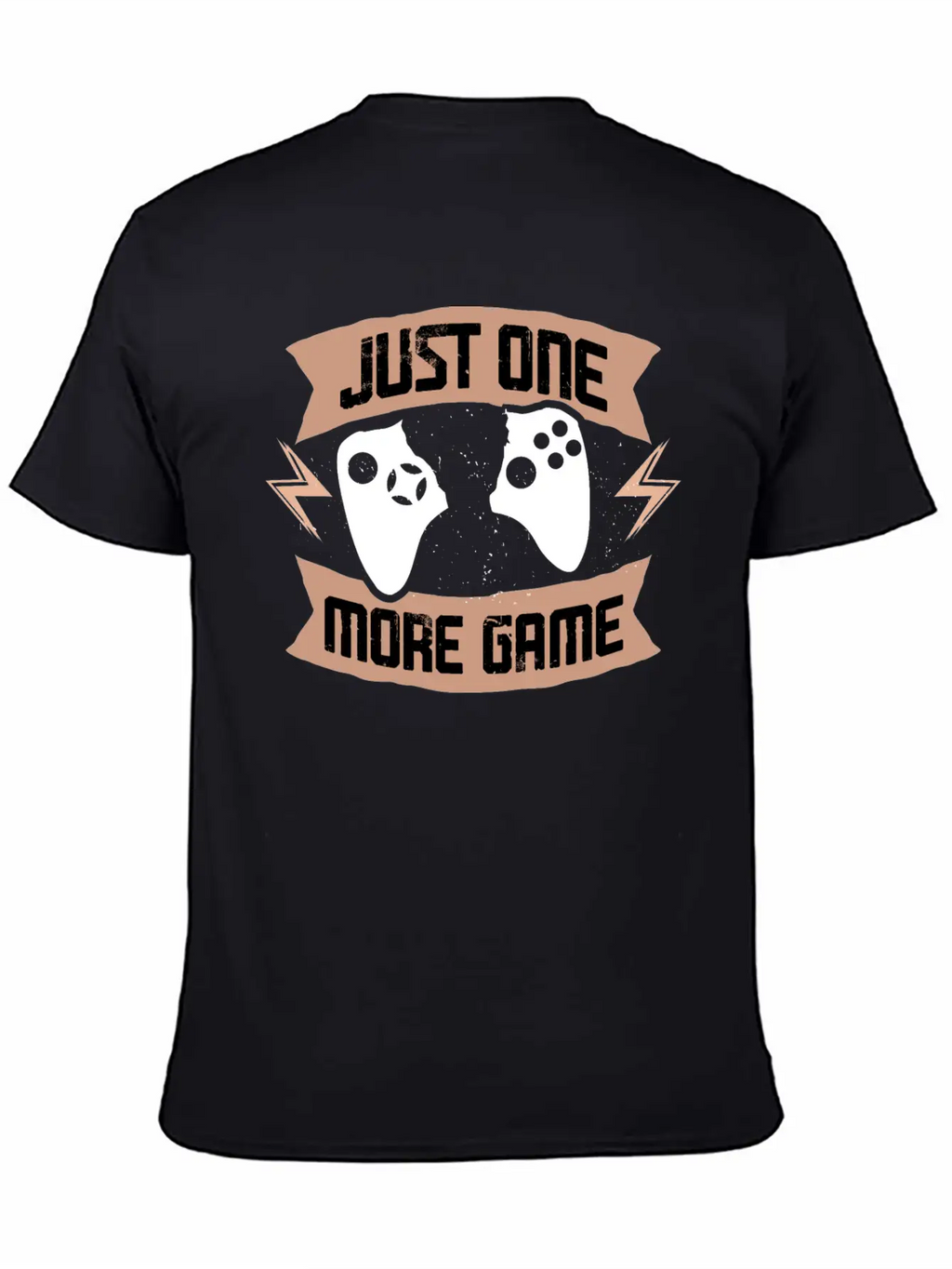 Just One More Game, Gamers, Gaming, Games Breathable Soft Cotton T-Shirt – Timeless Casual Look