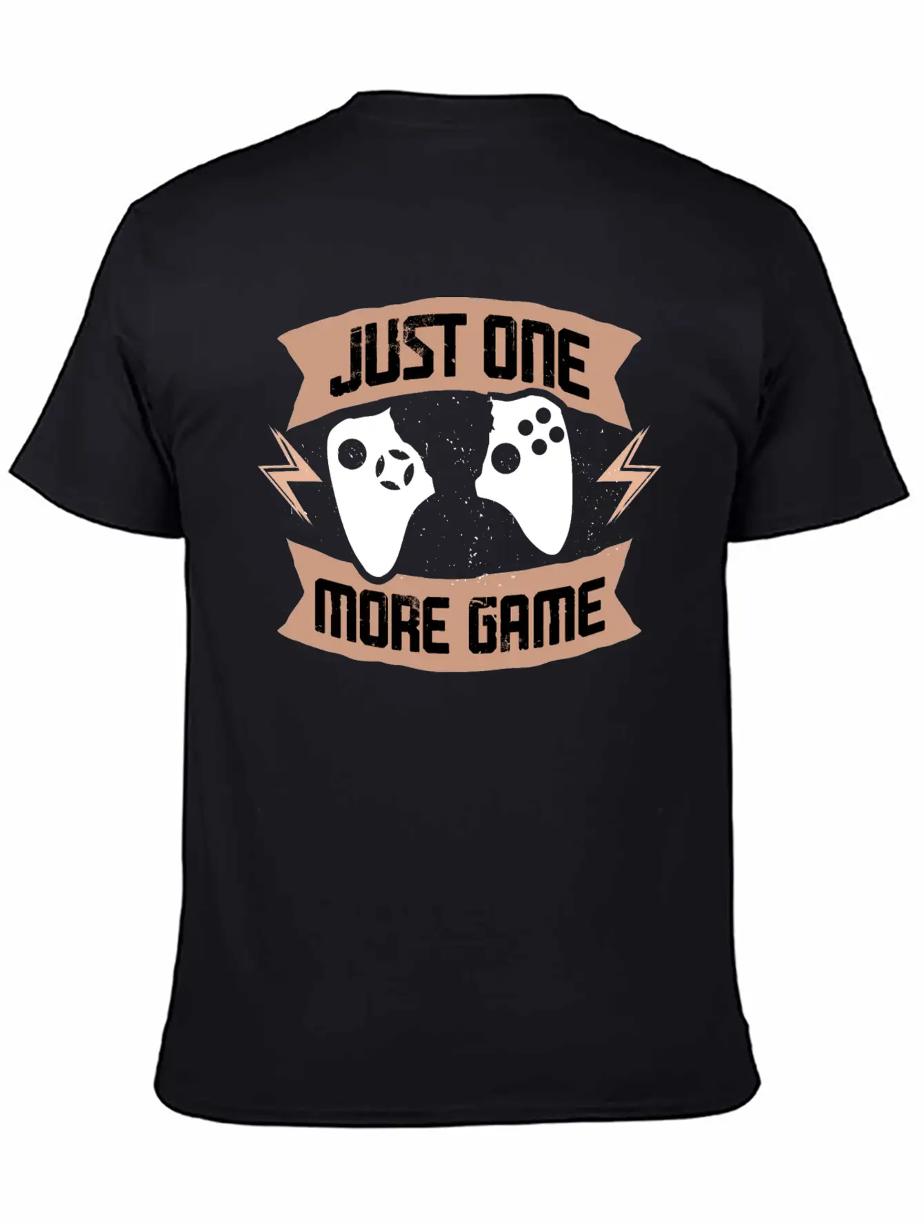 Just One More Game, Gamers, Gaming, Games Breathable Soft Cotton T-Shirt – Timeless Casual Look