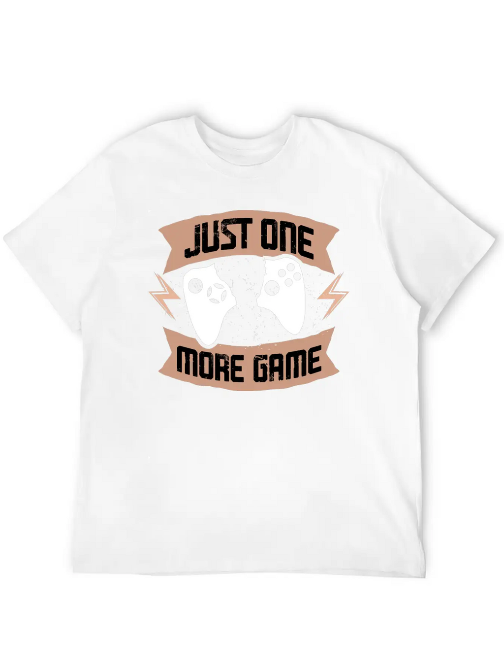 Just One More Game, Gamers, Gaming, Games Breathable Soft Cotton T-Shirt – Timeless Casual Look