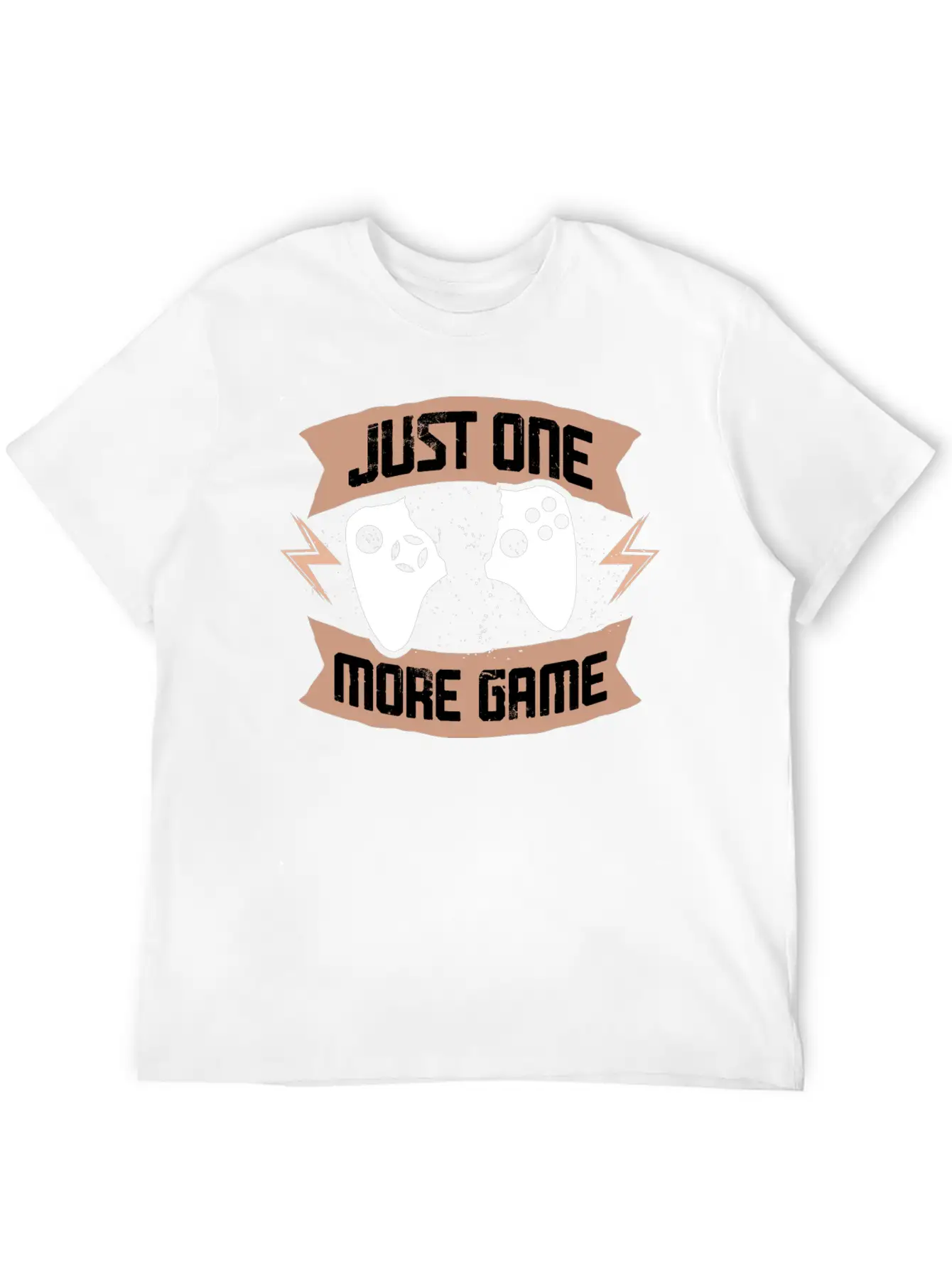 Just One More Game, Gamers, Gaming, Games Breathable Soft Cotton T-Shirt – Timeless Casual Look