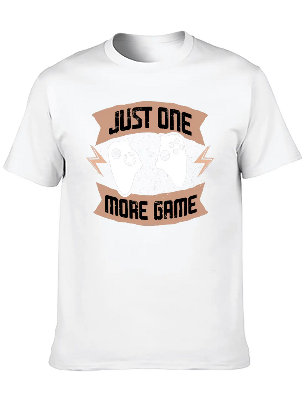 Just One More Game, Gamers, Gaming, Games Breathable Soft Cotton T-Shirt – Timeless Casual Look