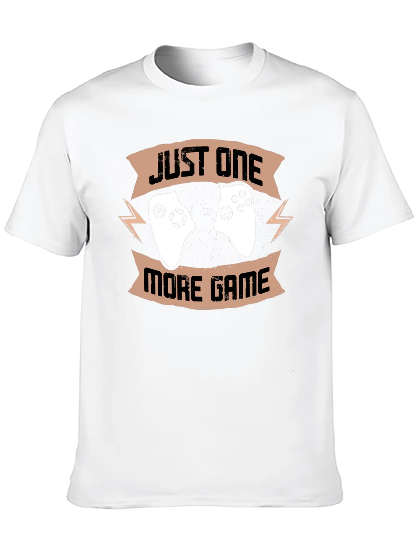 Just One More Game, Gamers, Gaming, Games Breathable Soft Cotton T-Shirt – Timeless Casual Look