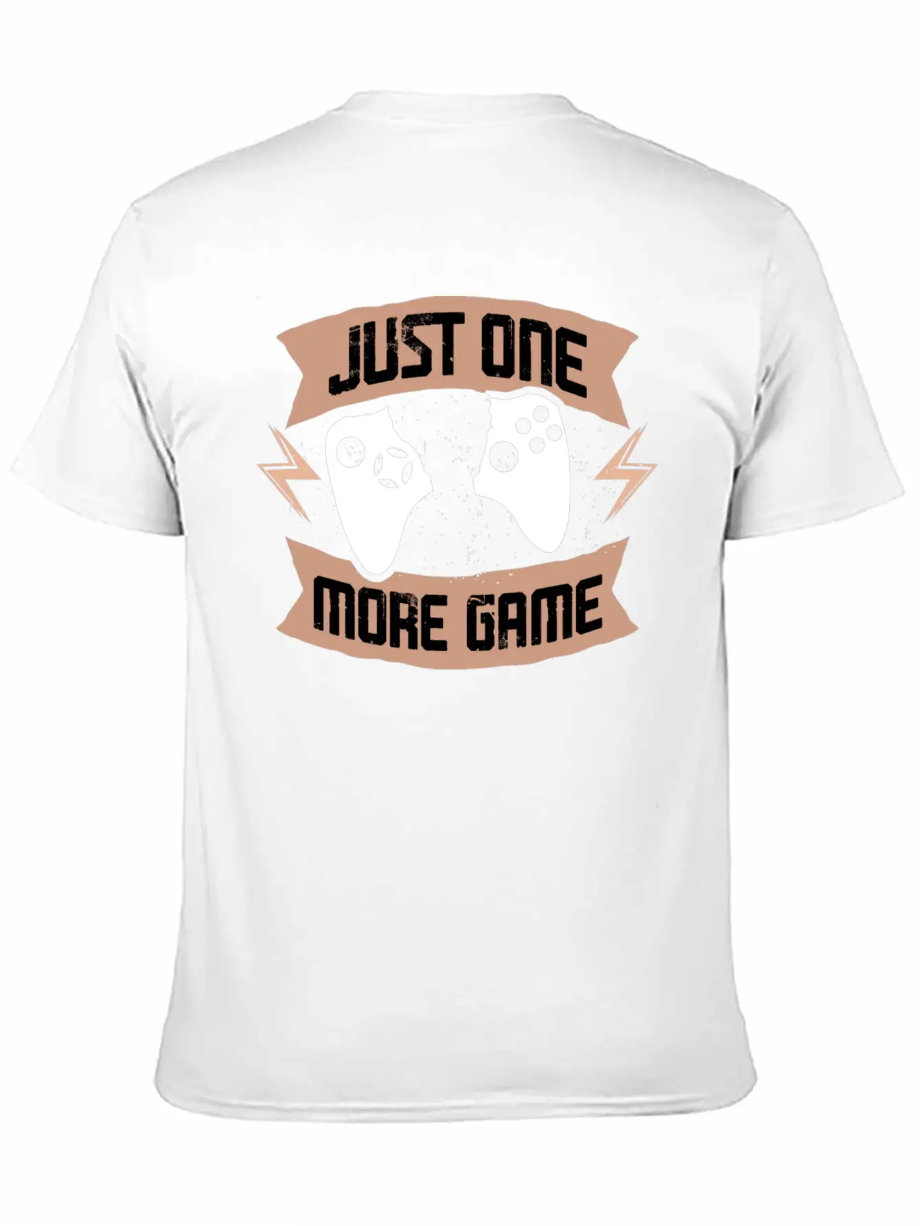 Just One More Game, Gamers, Gaming, Games Breathable Soft Cotton T-Shirt – Timeless Casual Look