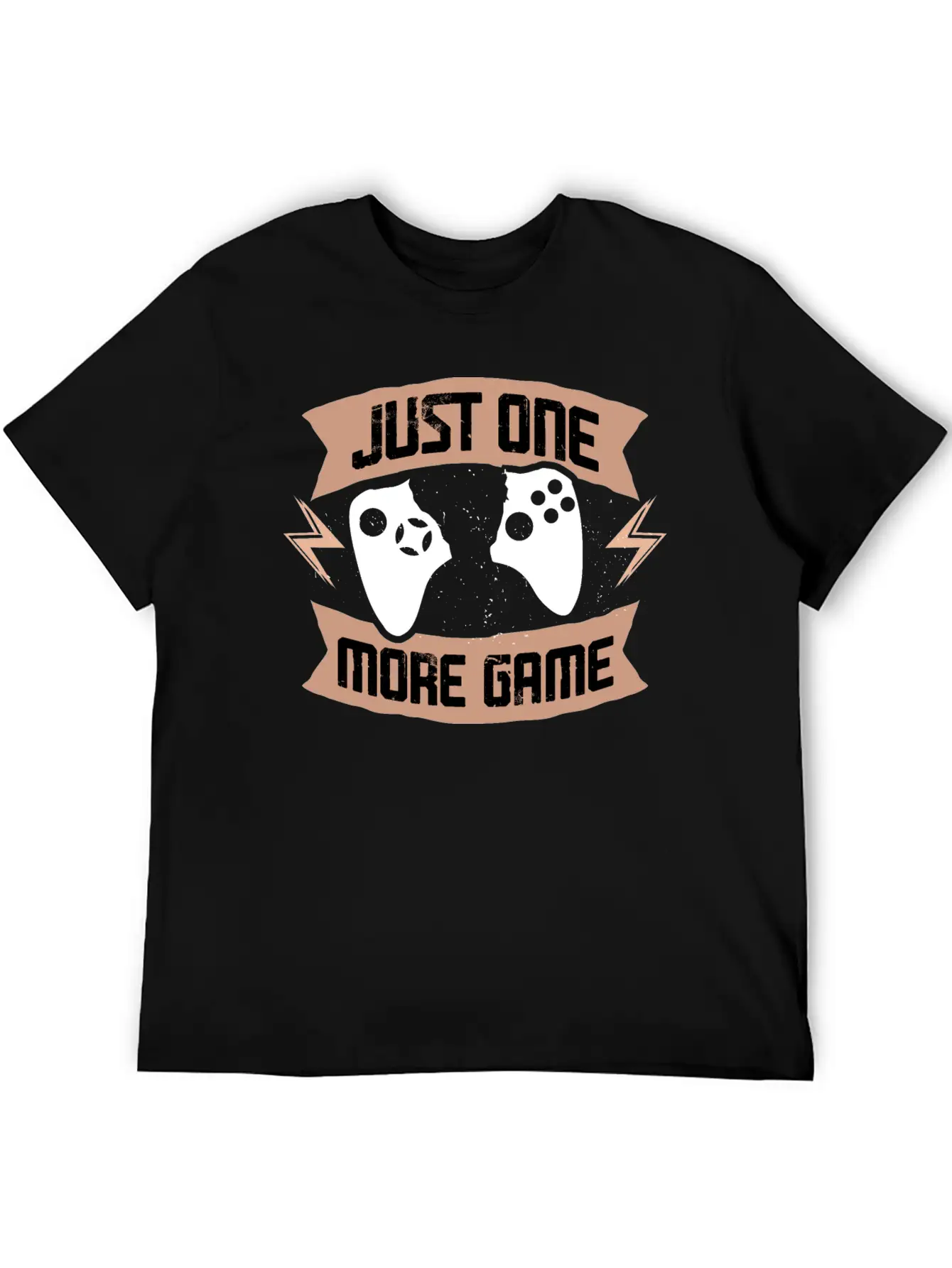 Just One More Game, Gamers, Gaming, Games Breathable Soft Cotton T-Shirt – Timeless Casual Look