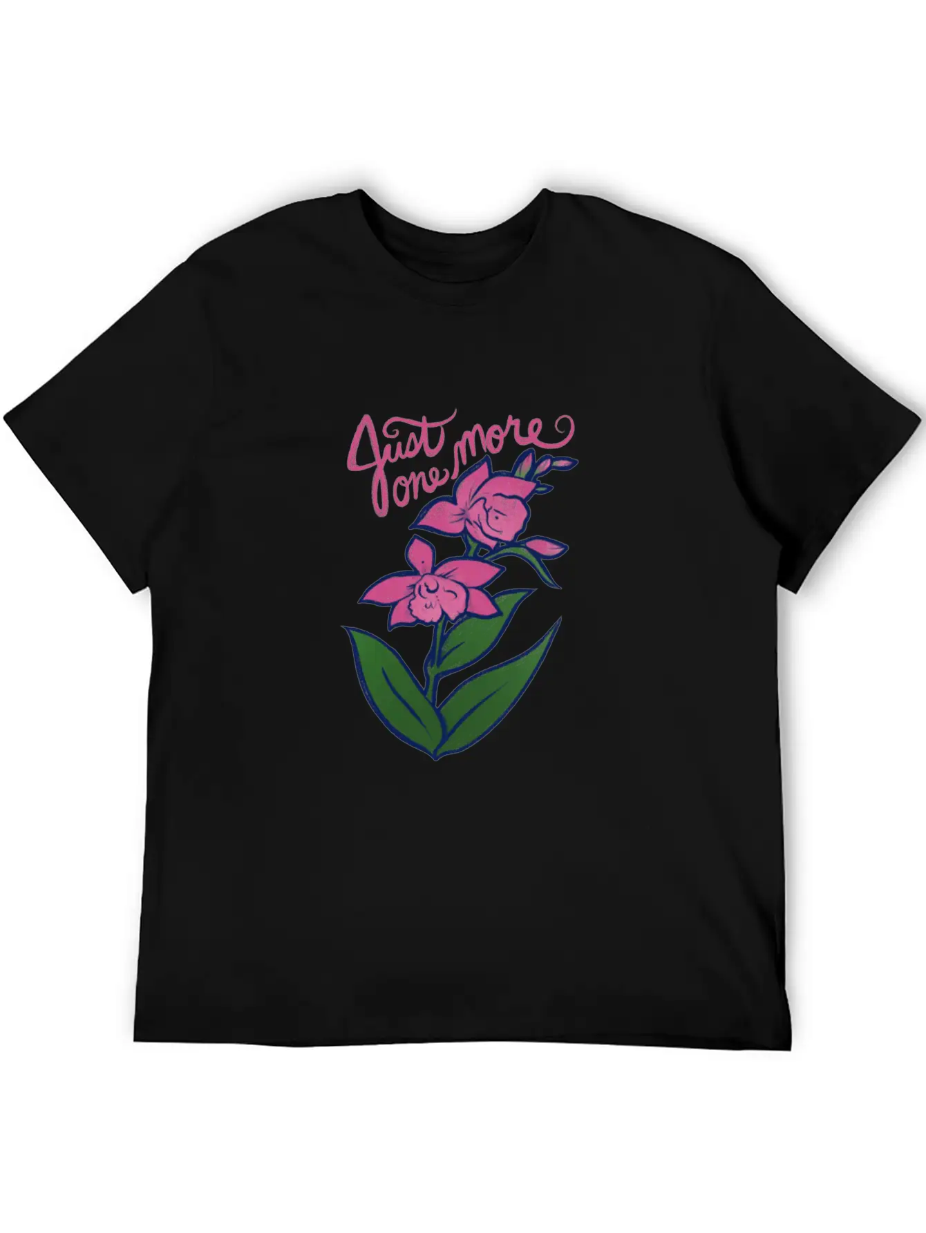 Just One More Orchid Timeless Short Sleeve Tee – Comfy And Minimalist Design