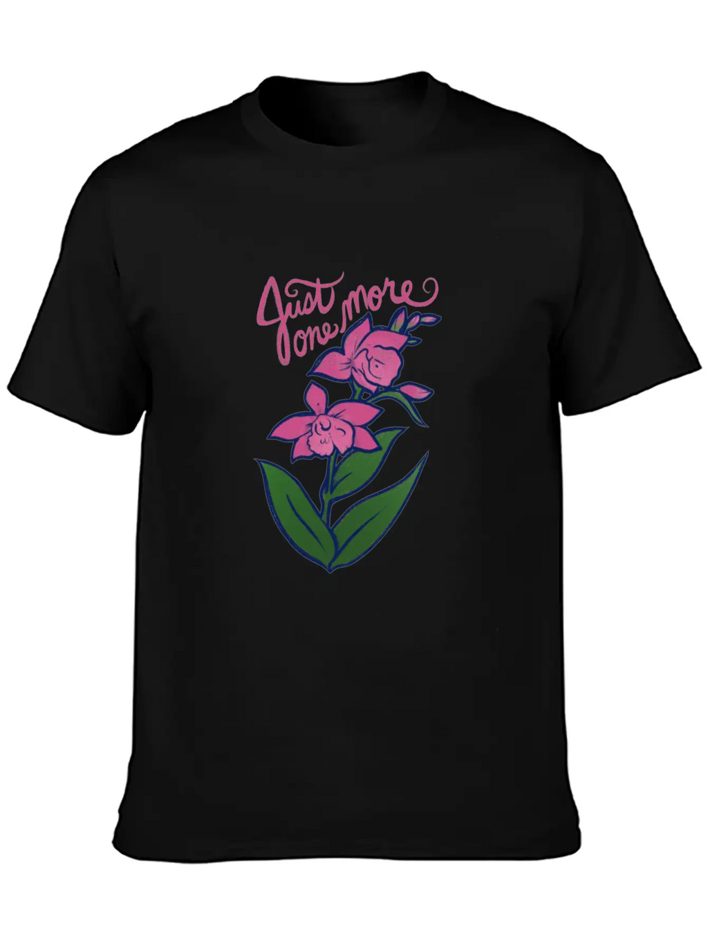 Just One More Orchid Timeless Short Sleeve Tee – Comfy And Minimalist Design