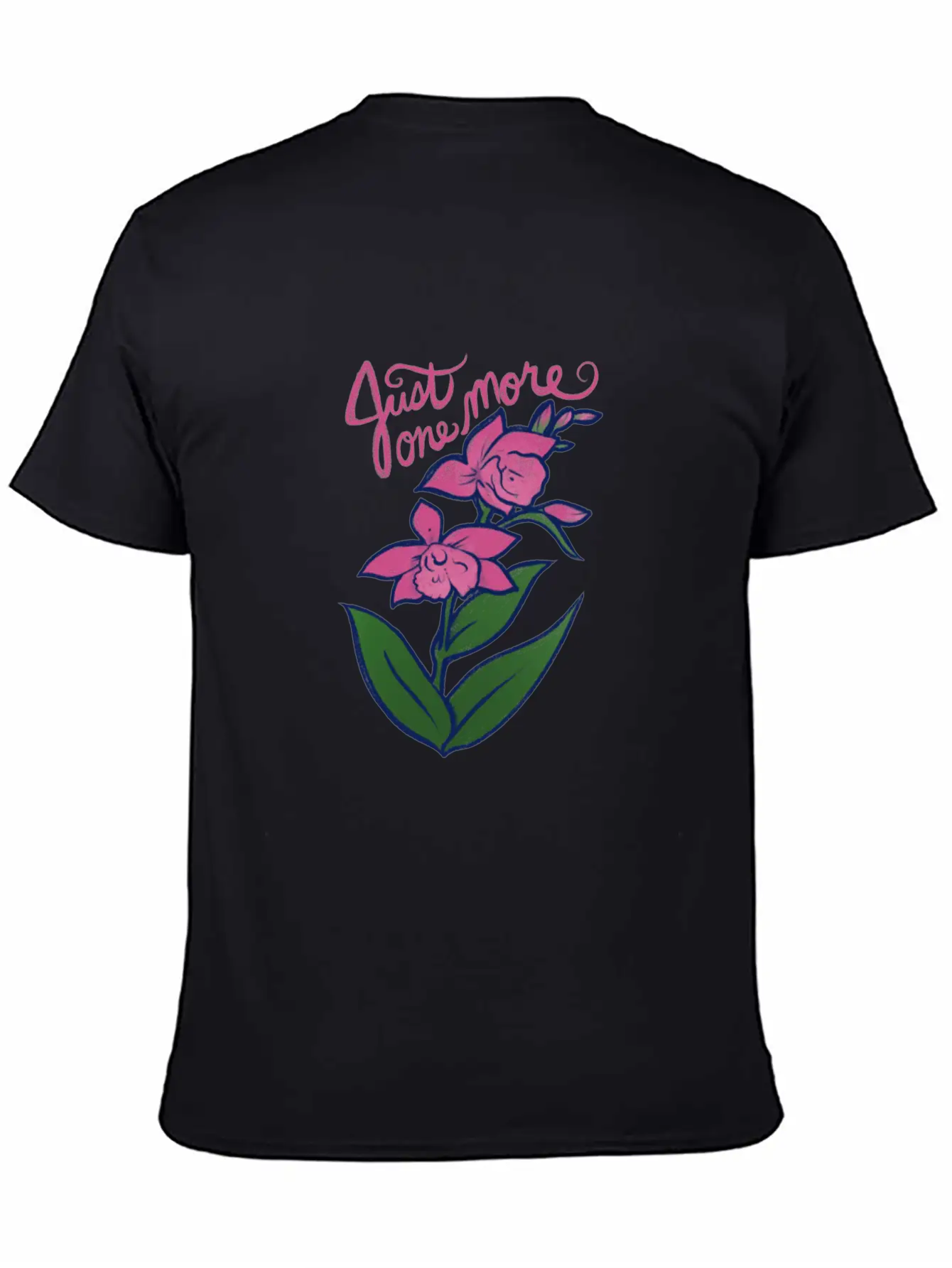 Just One More Orchid Timeless Short Sleeve Tee – Comfy And Minimalist Design