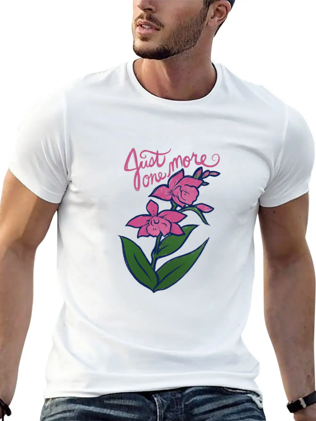 Just One More Orchid Timeless Short Sleeve Tee – Comfy And Minimalist Design