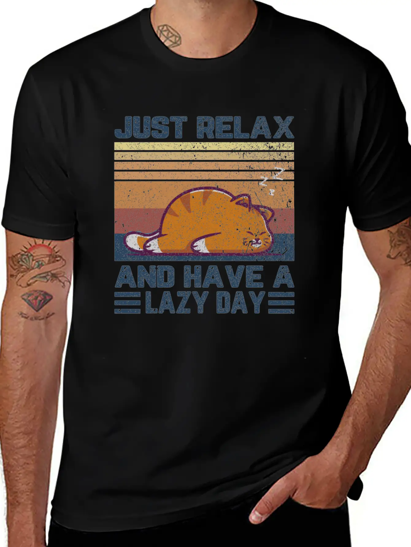 Just Relax And Have A Lazy Day Unisex Casual T-Shirt – Clean Design For Daily Comfort