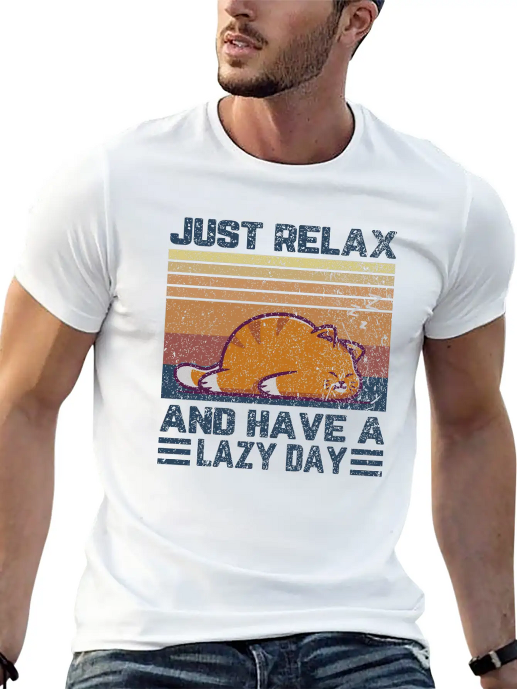 Just Relax And Have A Lazy Day Unisex Casual T-Shirt – Clean Design For Daily Comfort