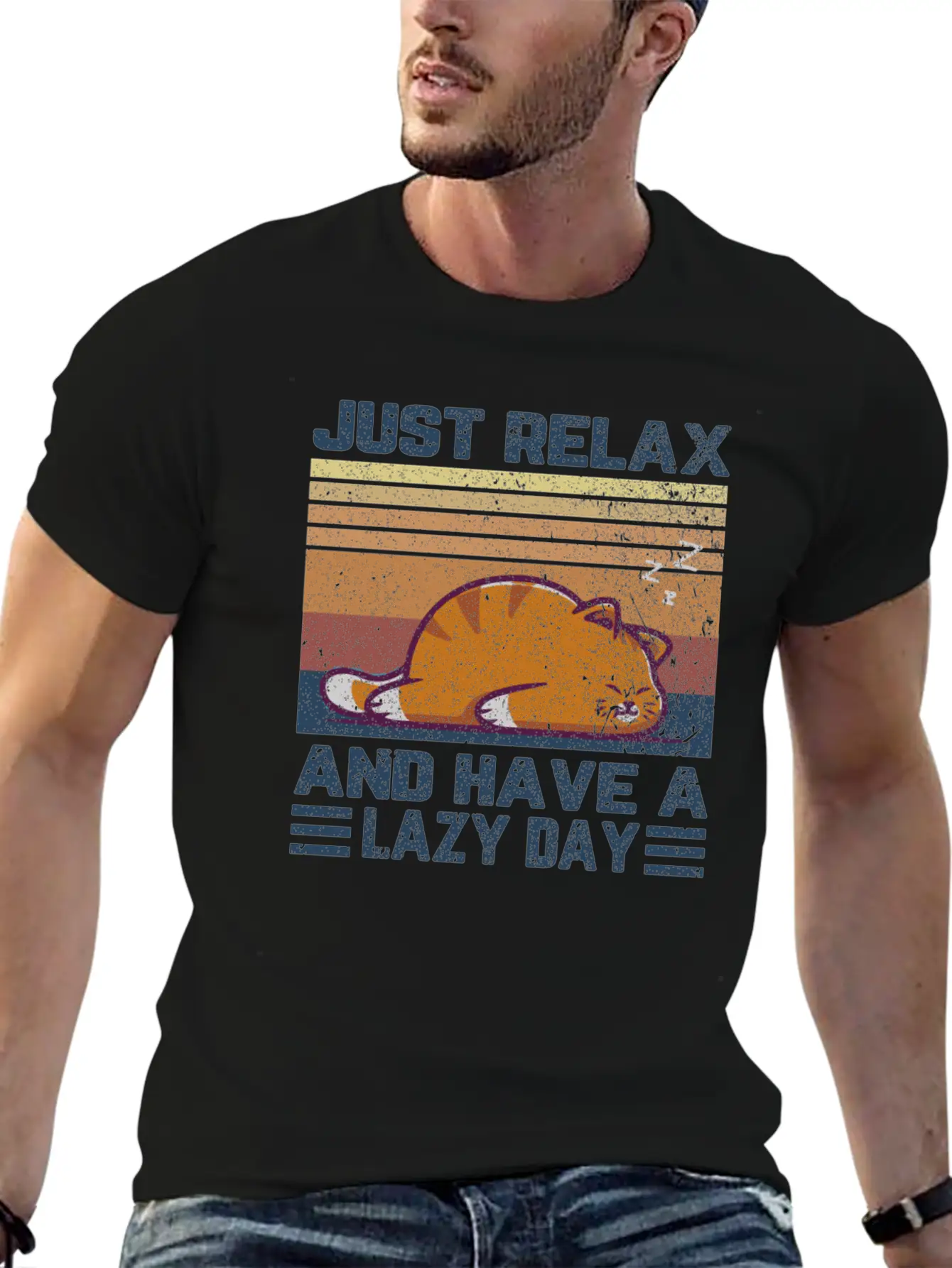 Just Relax And Have A Lazy Day Unisex Casual T-Shirt – Clean Design For Daily Comfort