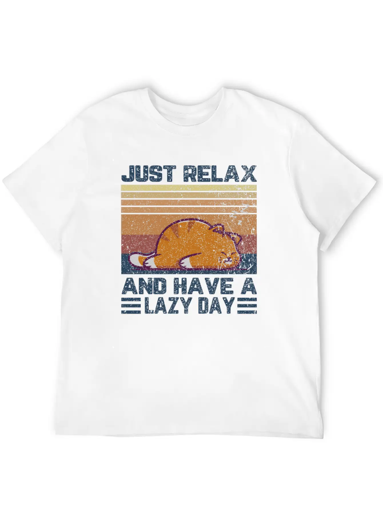 Just Relax And Have A Lazy Day Unisex Casual T-Shirt – Clean Design For Daily Comfort
