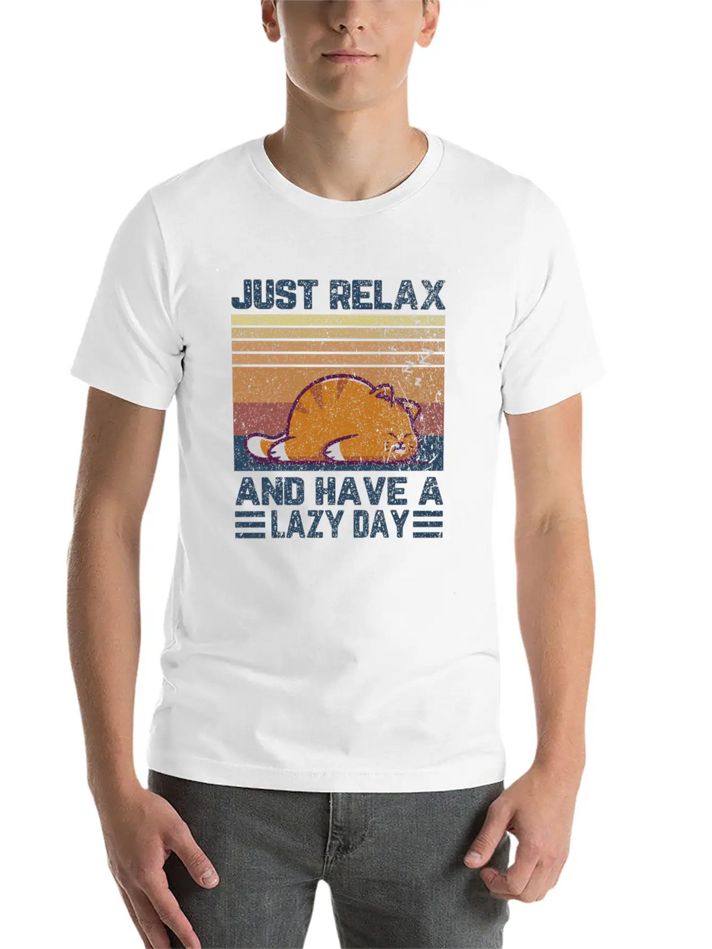 Just Relax And Have A Lazy Day Unisex Casual T-Shirt – Clean Design For Daily Comfort