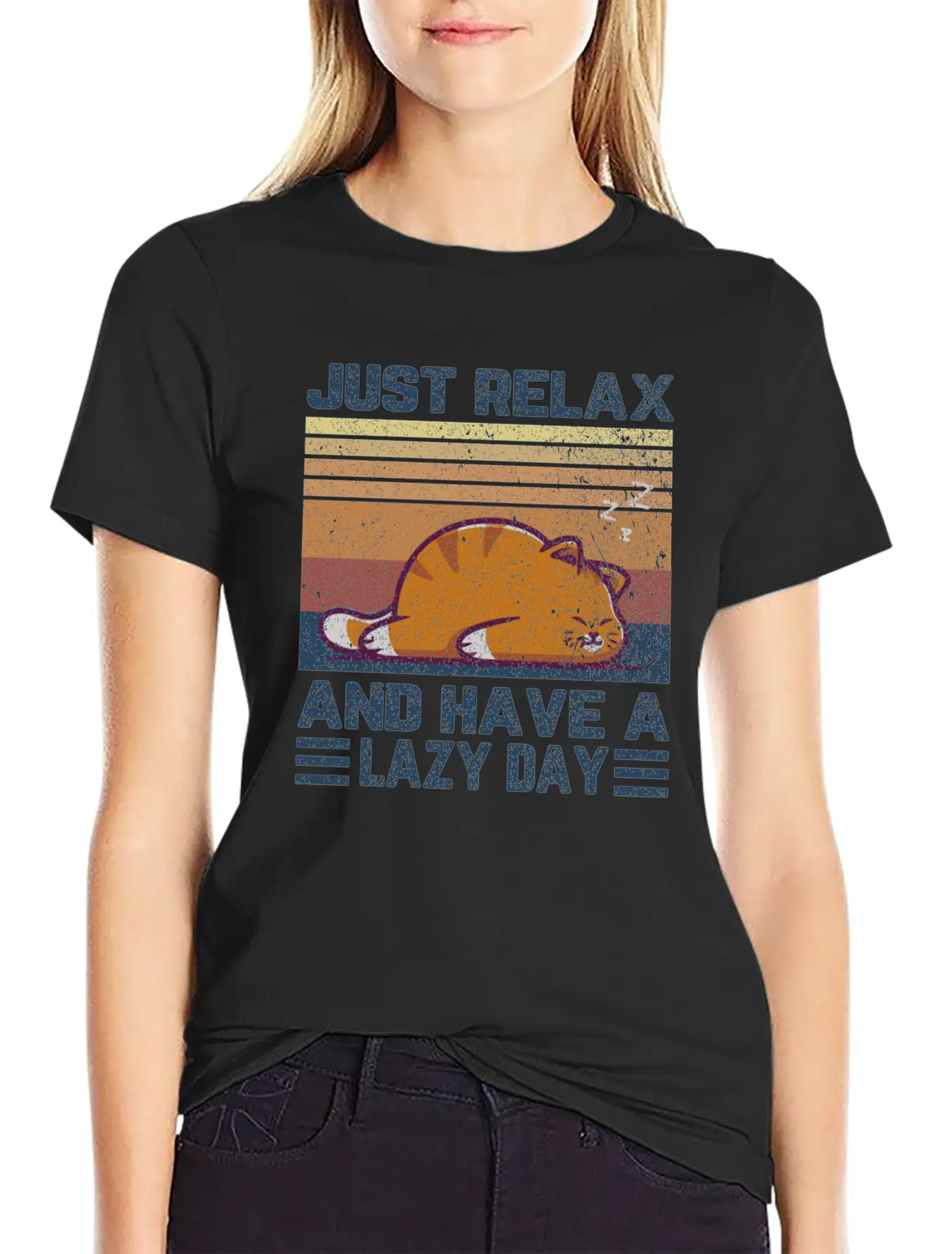 Just Relax And Have A Lazy Day Unisex Casual T-Shirt – Clean Design For Daily Comfort