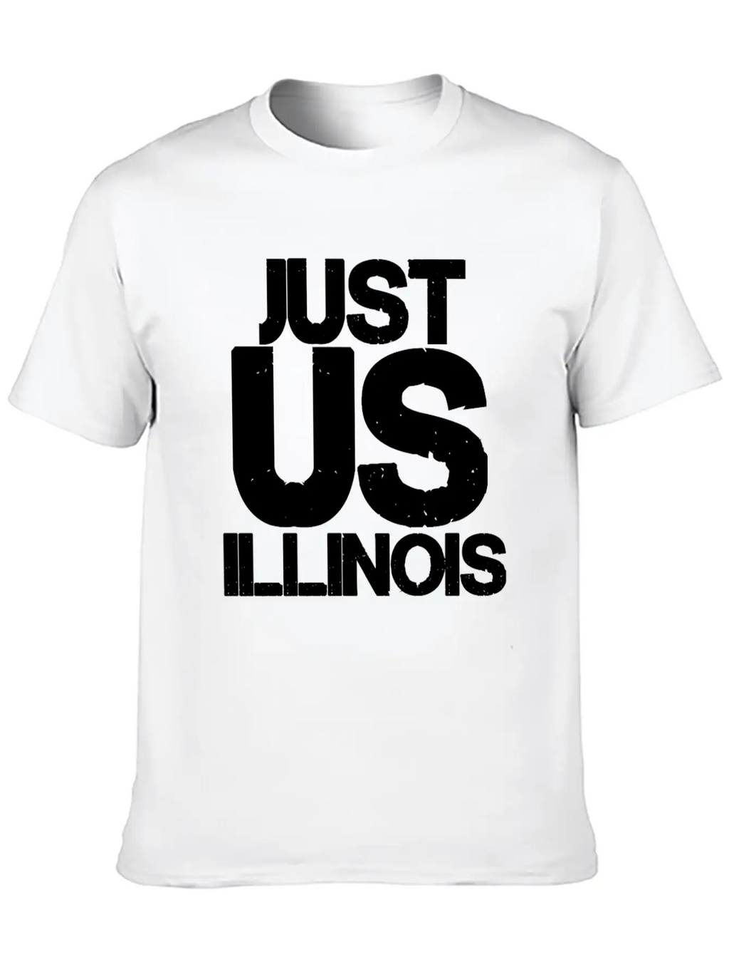 Just Us Illinois Basic Graphic T-Shirt – Daily Comfort In Soft Cotton