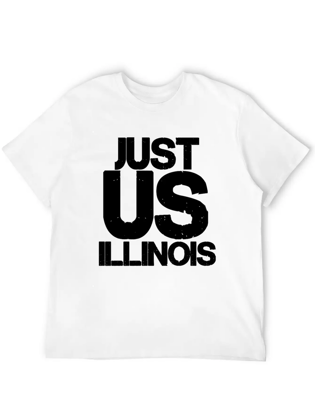 Just Us Illinois Basic Graphic T-Shirt – Daily Comfort In Soft Cotton