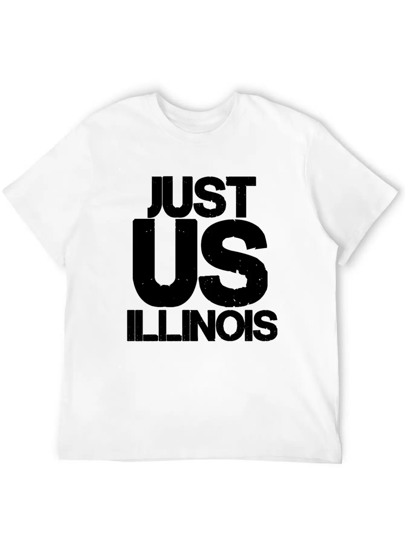 Just Us Illinois Basic Graphic T-Shirt – Daily Comfort In Soft Cotton