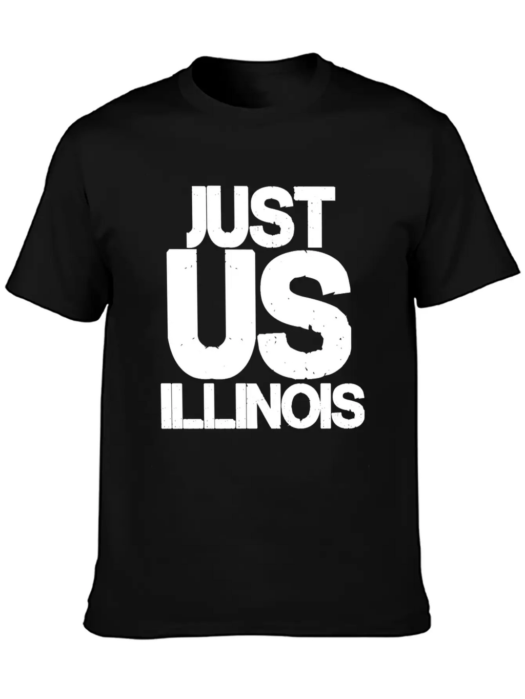 Just Us Illinois Basic Graphic T-Shirt – Daily Comfort In Soft Cotton