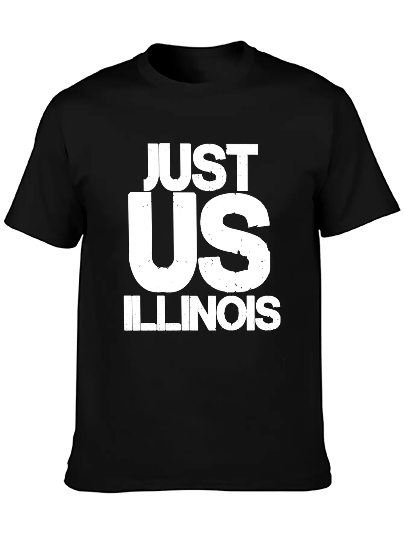 Just Us Illinois Basic Graphic T-Shirt – Daily Comfort In Soft Cotton