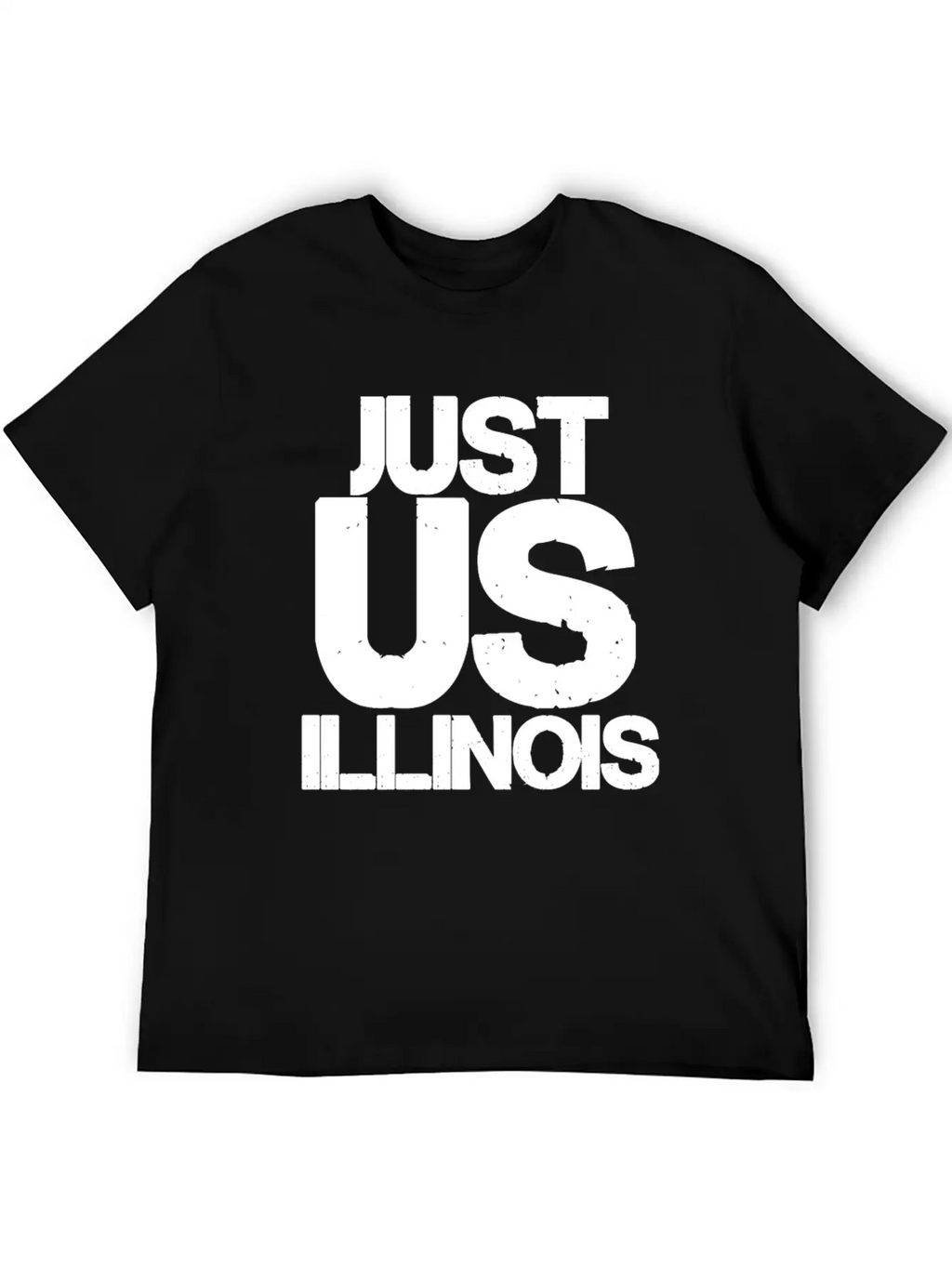 Just Us Illinois Basic Graphic T-Shirt – Daily Comfort In Soft Cotton