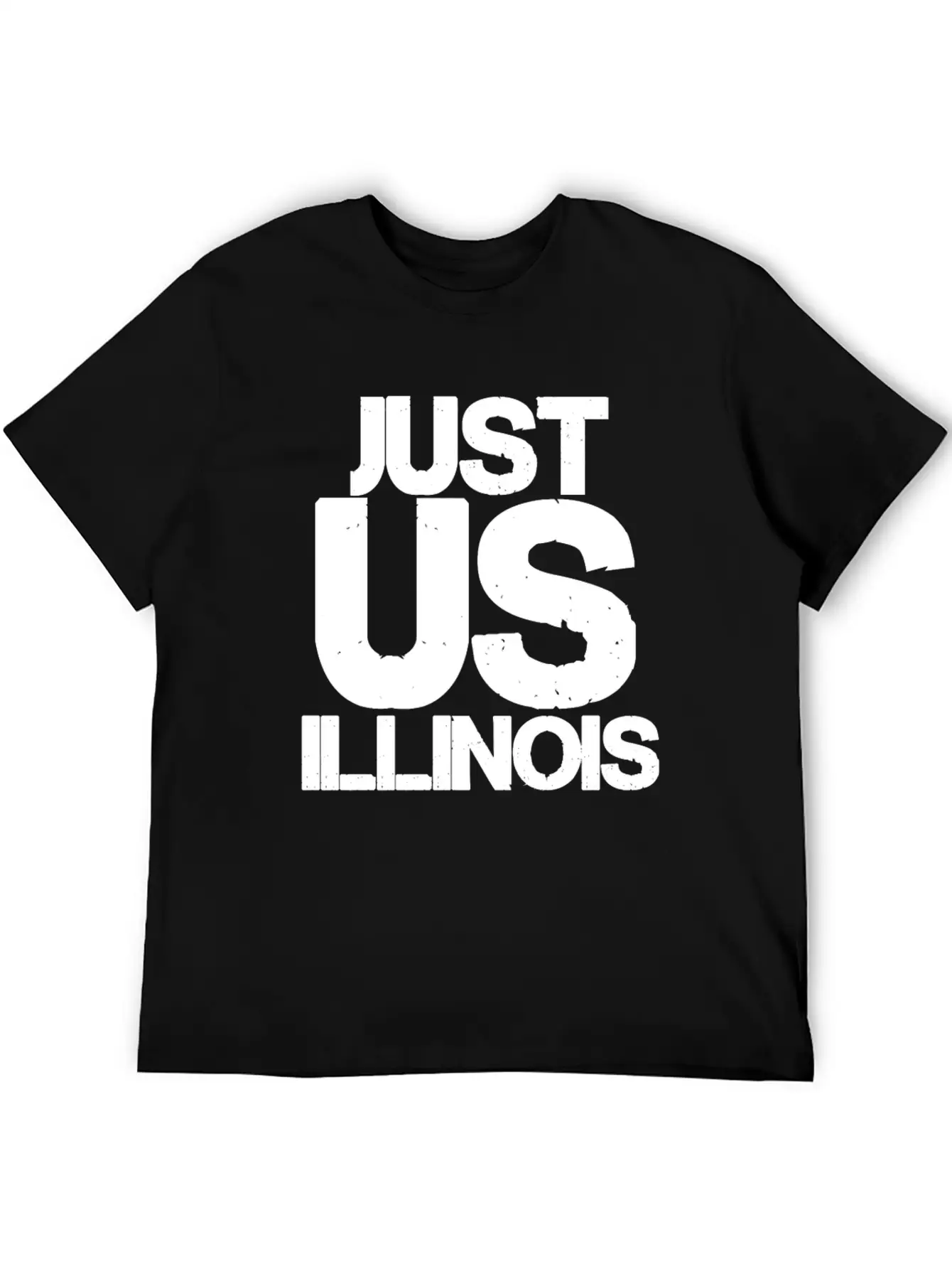 Just Us Illinois Basic Graphic T-Shirt – Daily Comfort In Soft Cotton