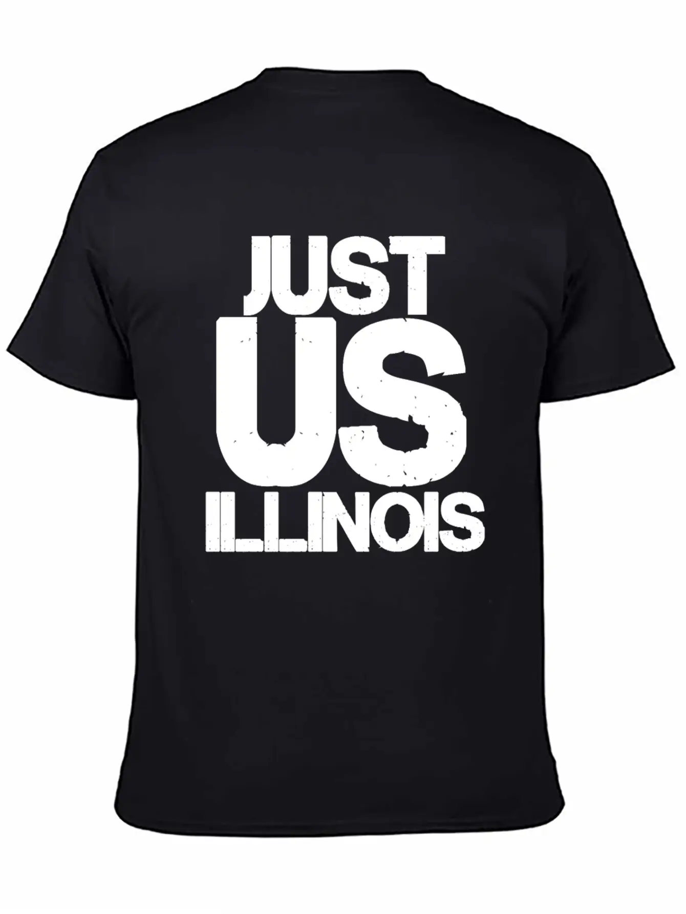 Just Us Illinois Basic Graphic T-Shirt – Daily Comfort In Soft Cotton