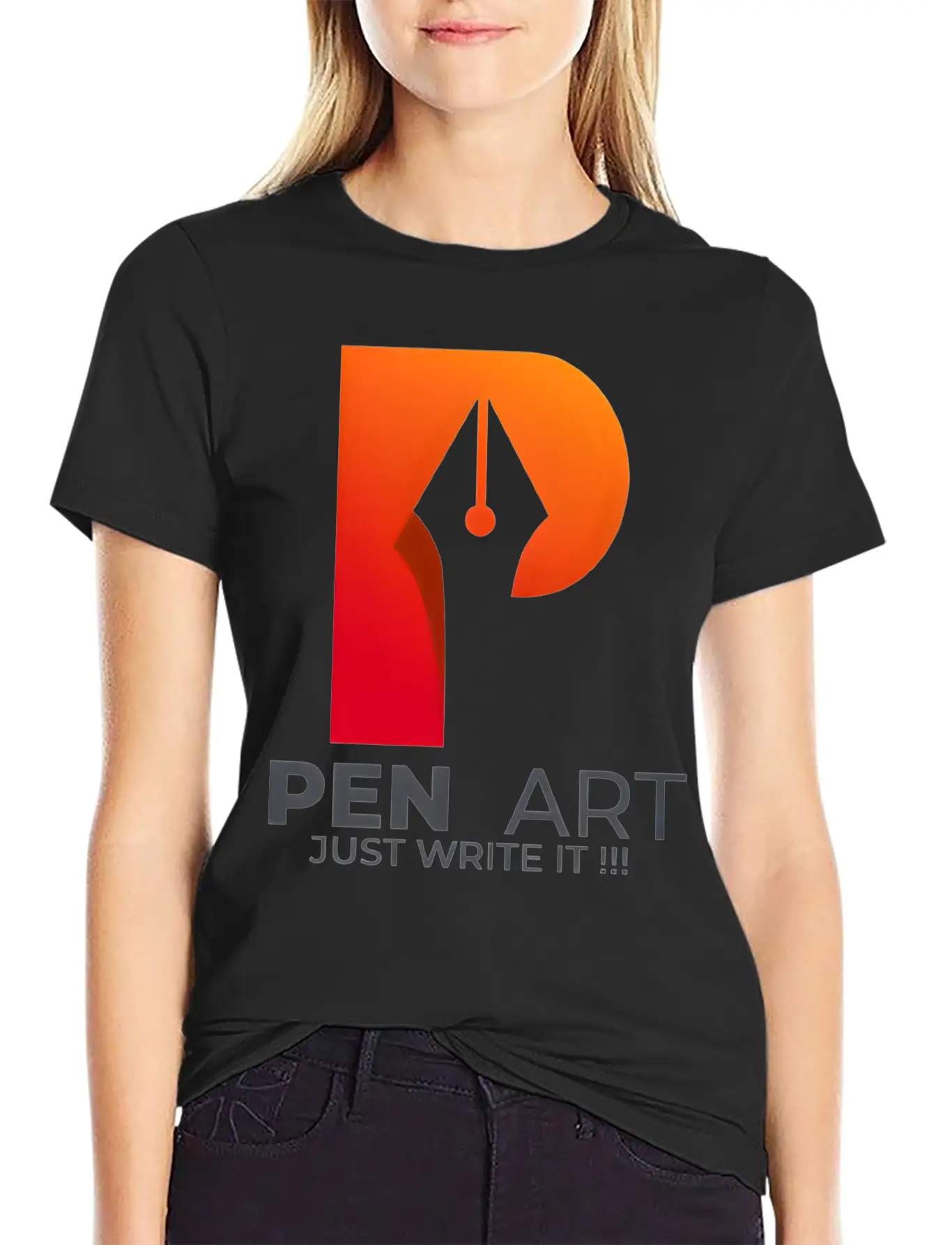 Just Write It ! Stylish Everyday T-Shirt – Unisex Basic Cotton Tee