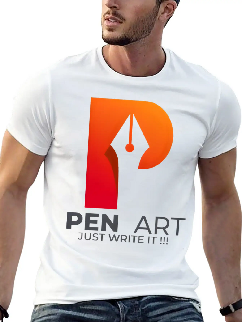 Just Write It ! Stylish Everyday T-Shirt – Unisex Basic Cotton Tee