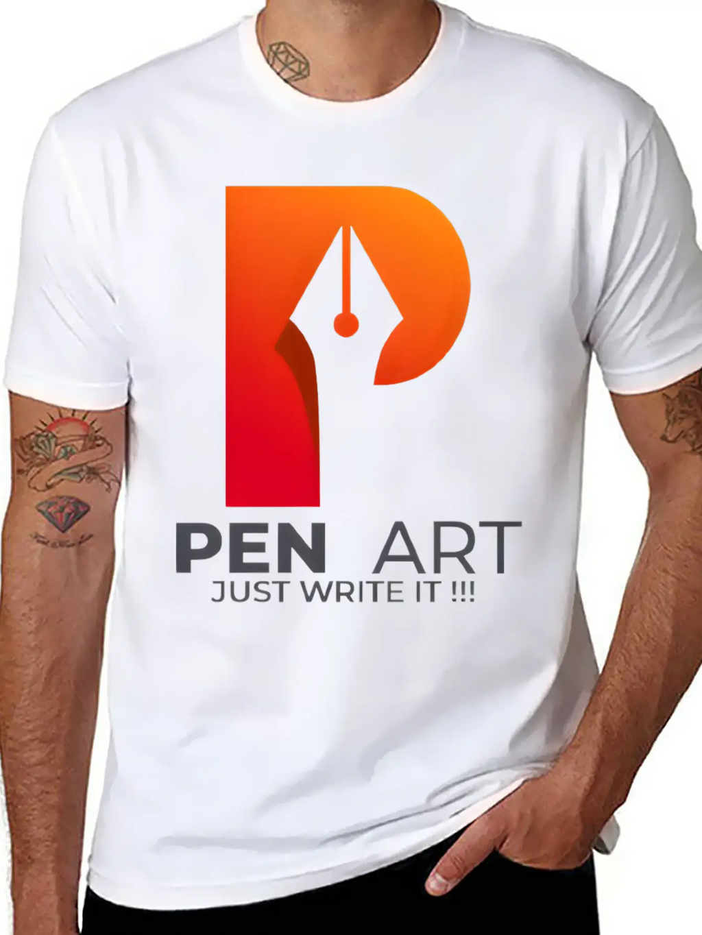 Just Write It ! Stylish Everyday T-Shirt – Unisex Basic Cotton Tee