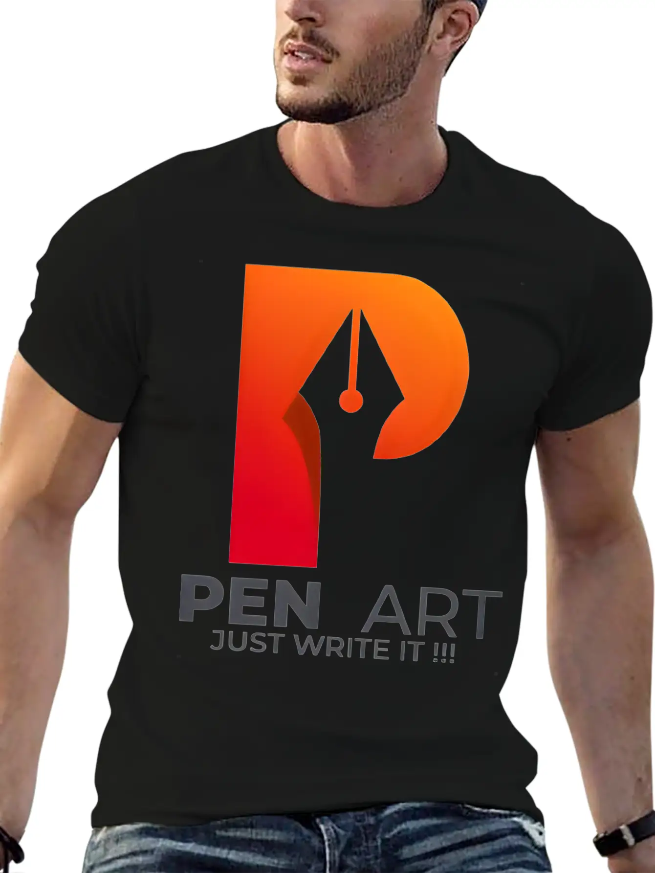 Just Write It ! Stylish Everyday T-Shirt – Unisex Basic Cotton Tee